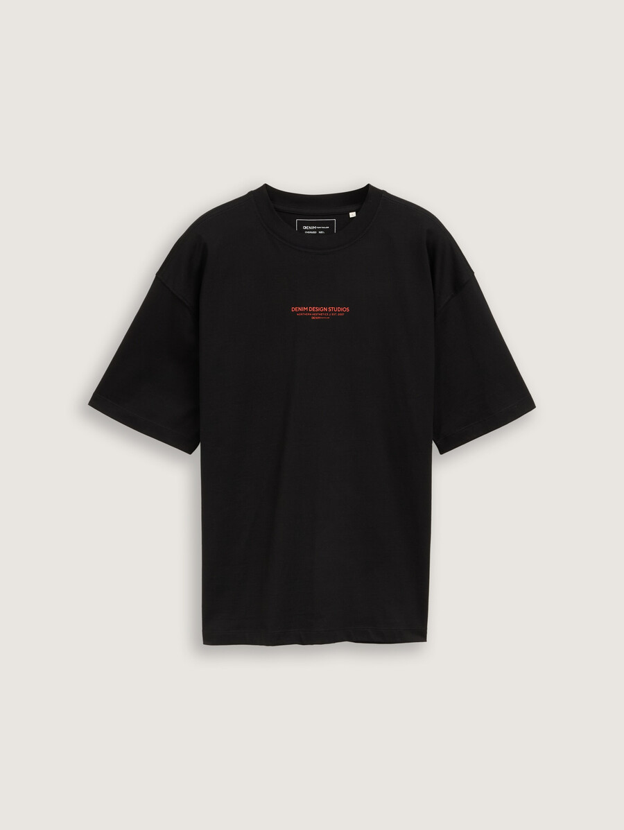 t-shirt oversize avec impression au dos