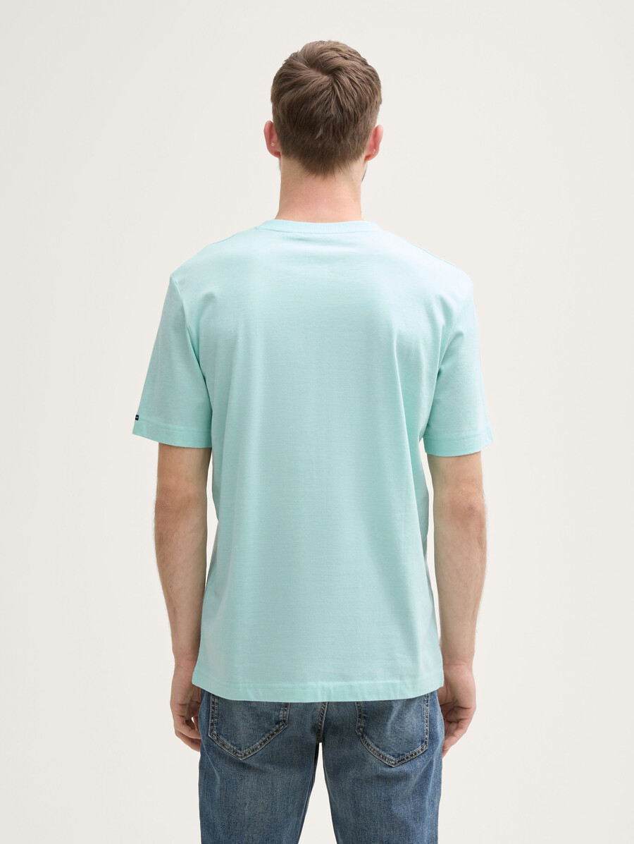 t-shirt henley en coton