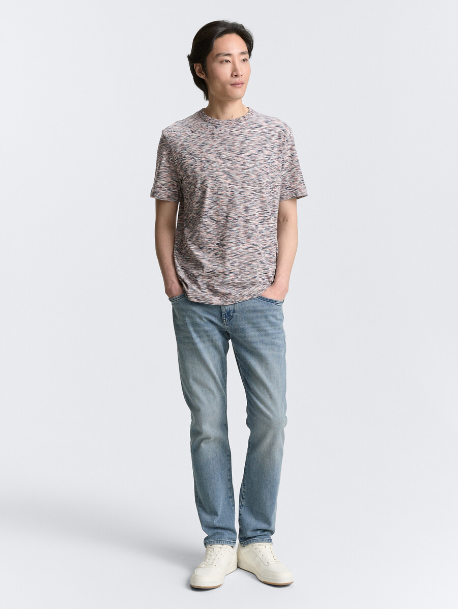 t-shirt à laspect chiné