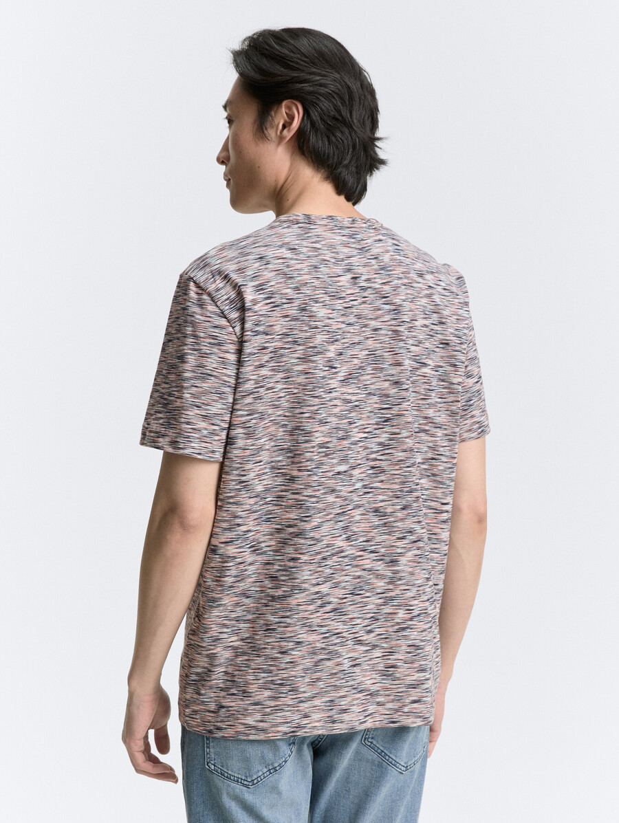 t-shirt à laspect chiné