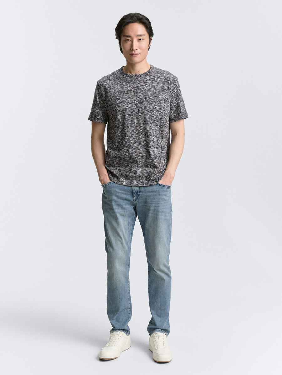 t-shirt à laspect chiné