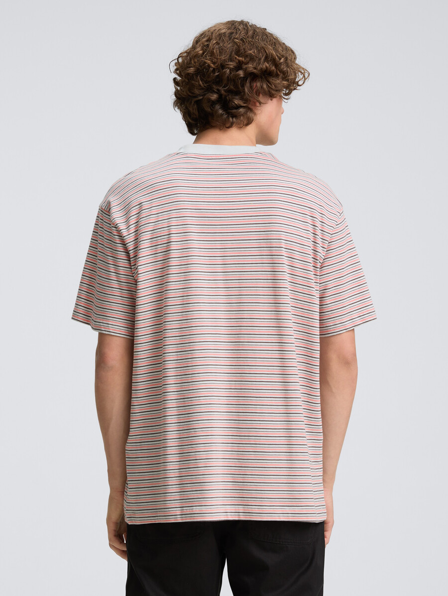 t-shirt coupe décontractée à rayures