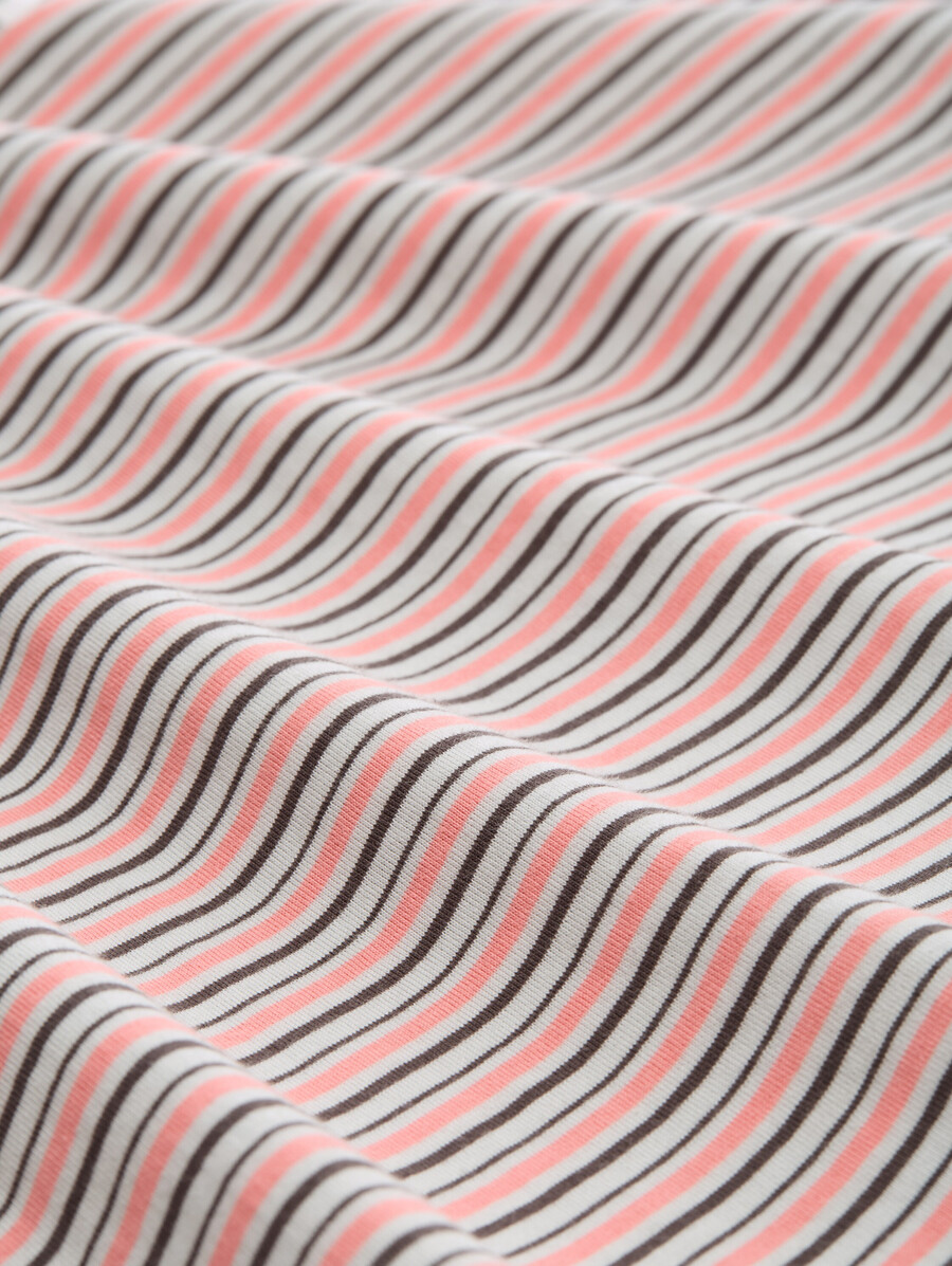 t-shirt coupe décontractée à rayures