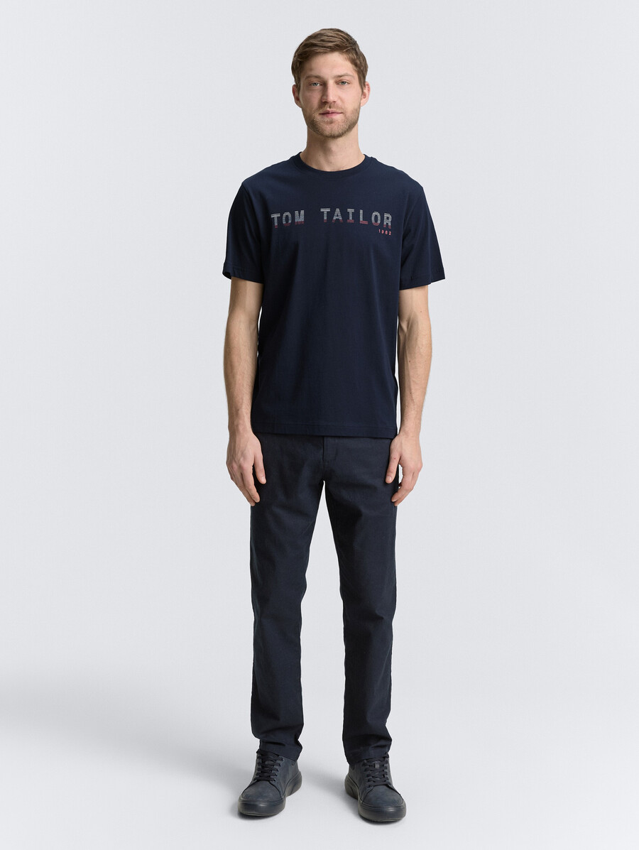t-shirt avec imprimé logo