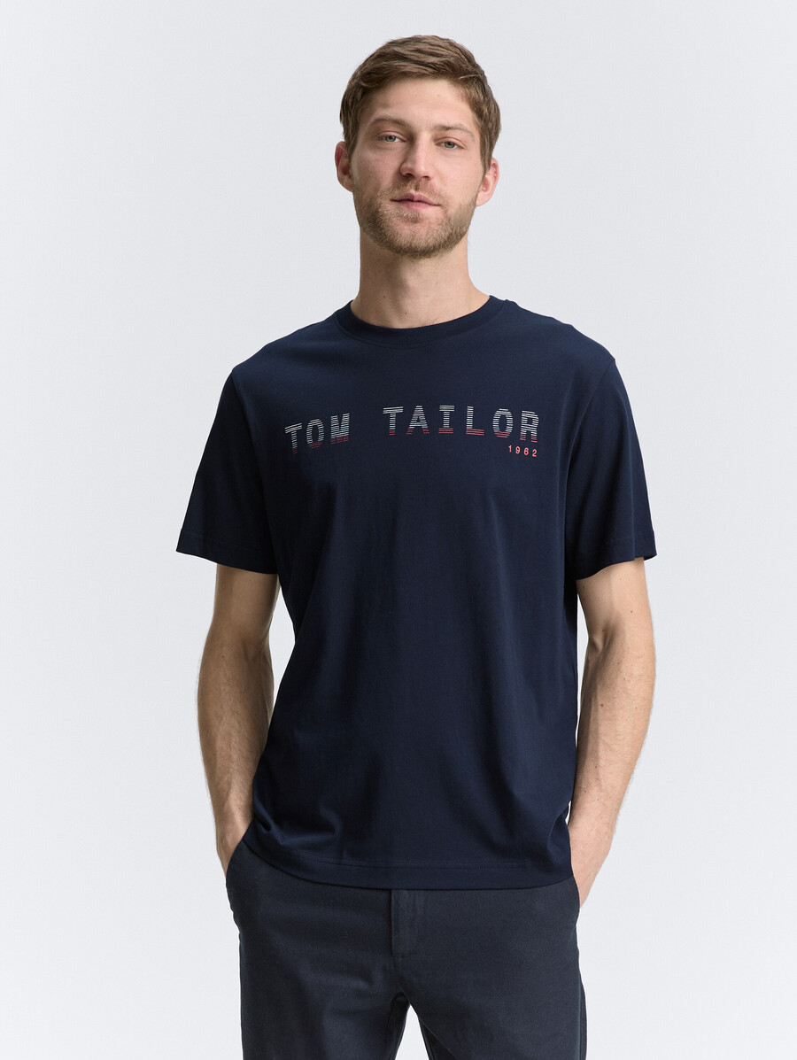 t-shirt avec imprimé logo