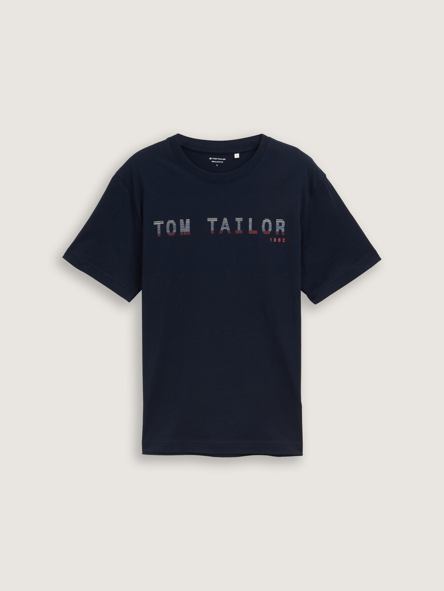 t-shirt avec imprimé logo