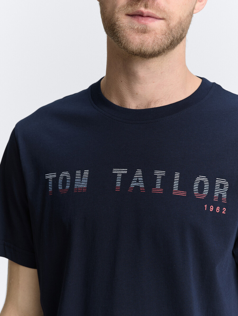 t-shirt avec imprimé logo