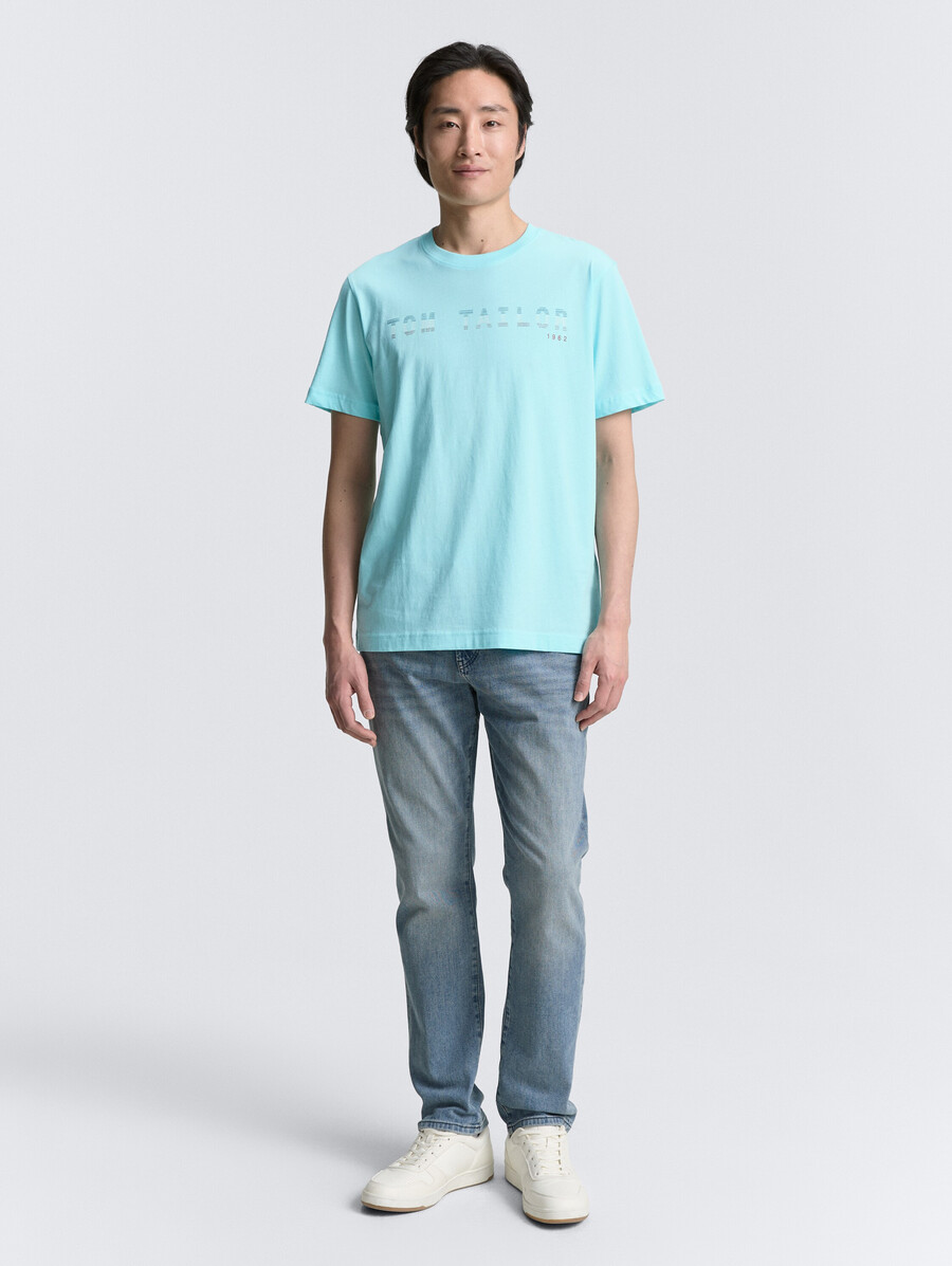 t-shirt avec imprimé logo