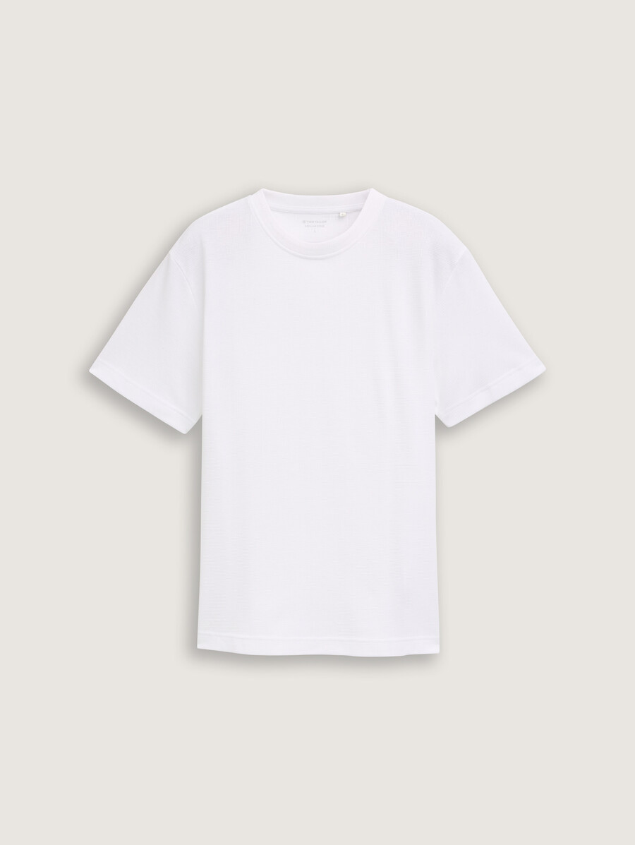 t-shirt basique avec texture