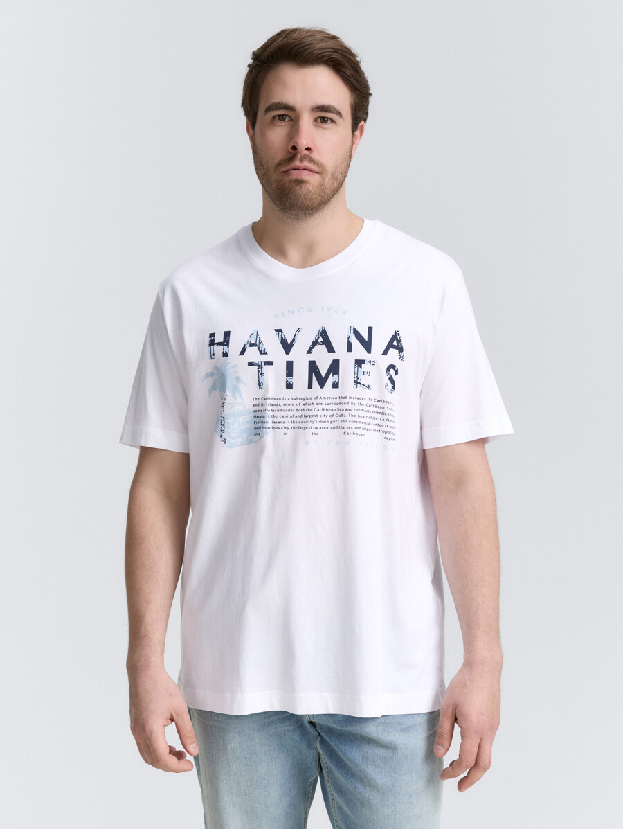 t-shirt grande taille imprimé