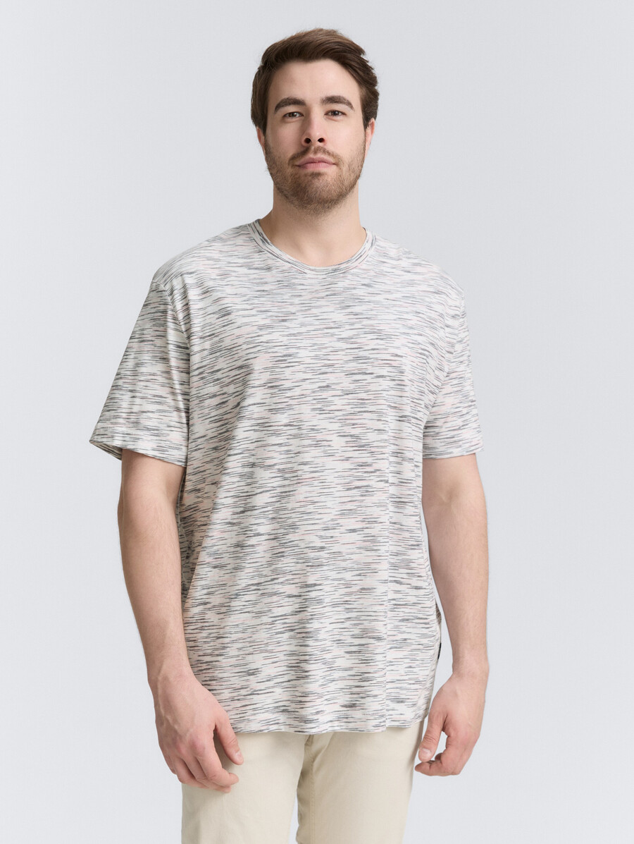 t-shirt grande taille à motifs