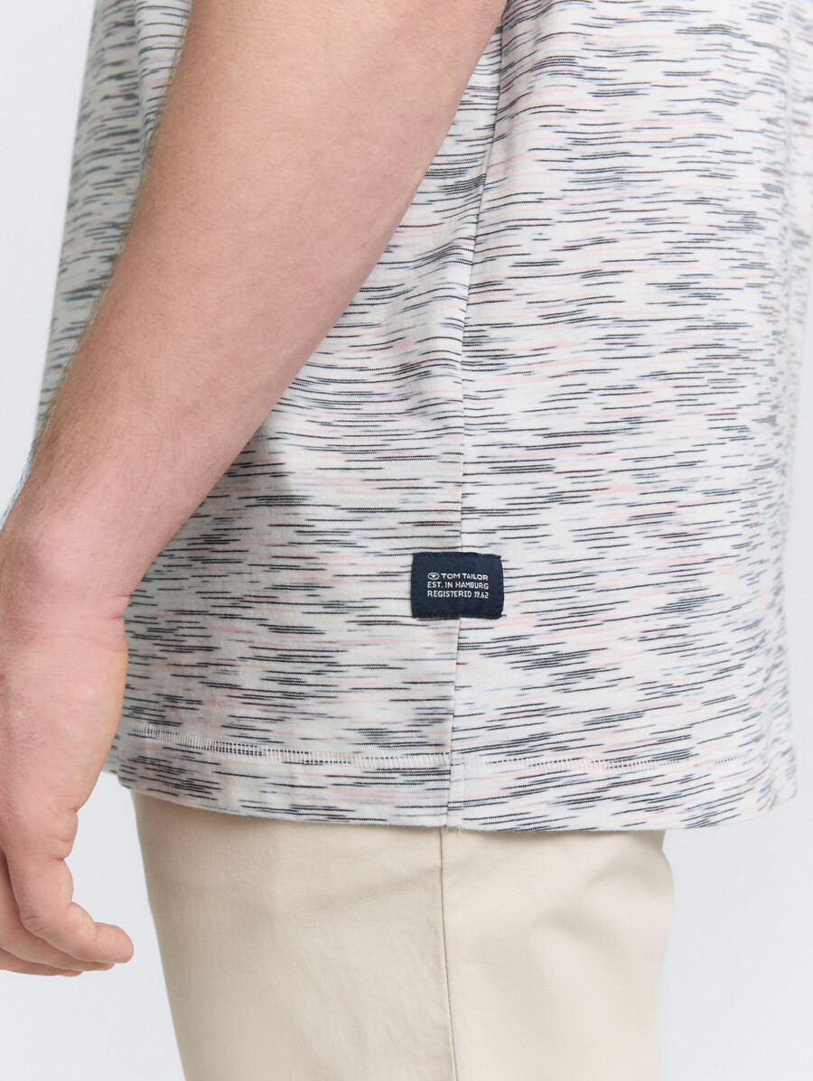 t-shirt grande taille à motifs