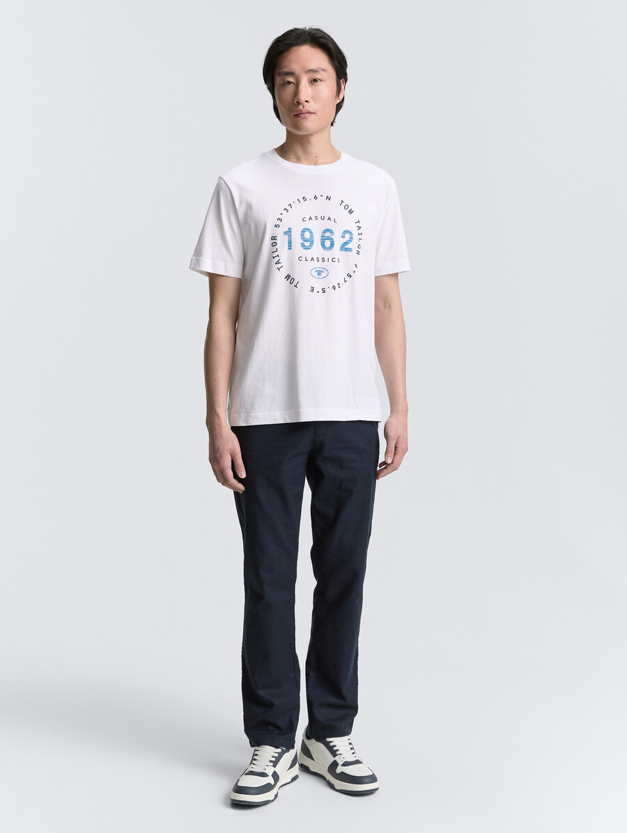 t-shirt avec imprimé logo