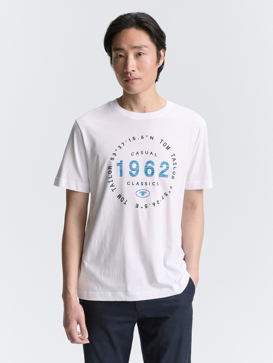t-shirt avec imprimé logo