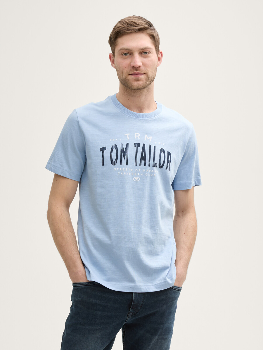 t-shirt avec imprimé logo