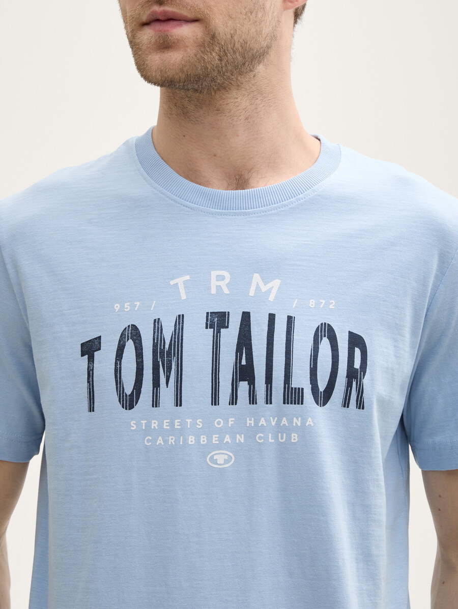 t-shirt avec imprimé logo