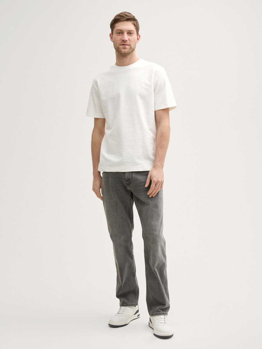 t-shirt basique avec texture
