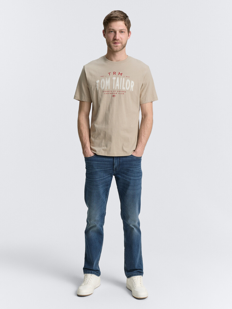 t-shirt avec imprimé logo