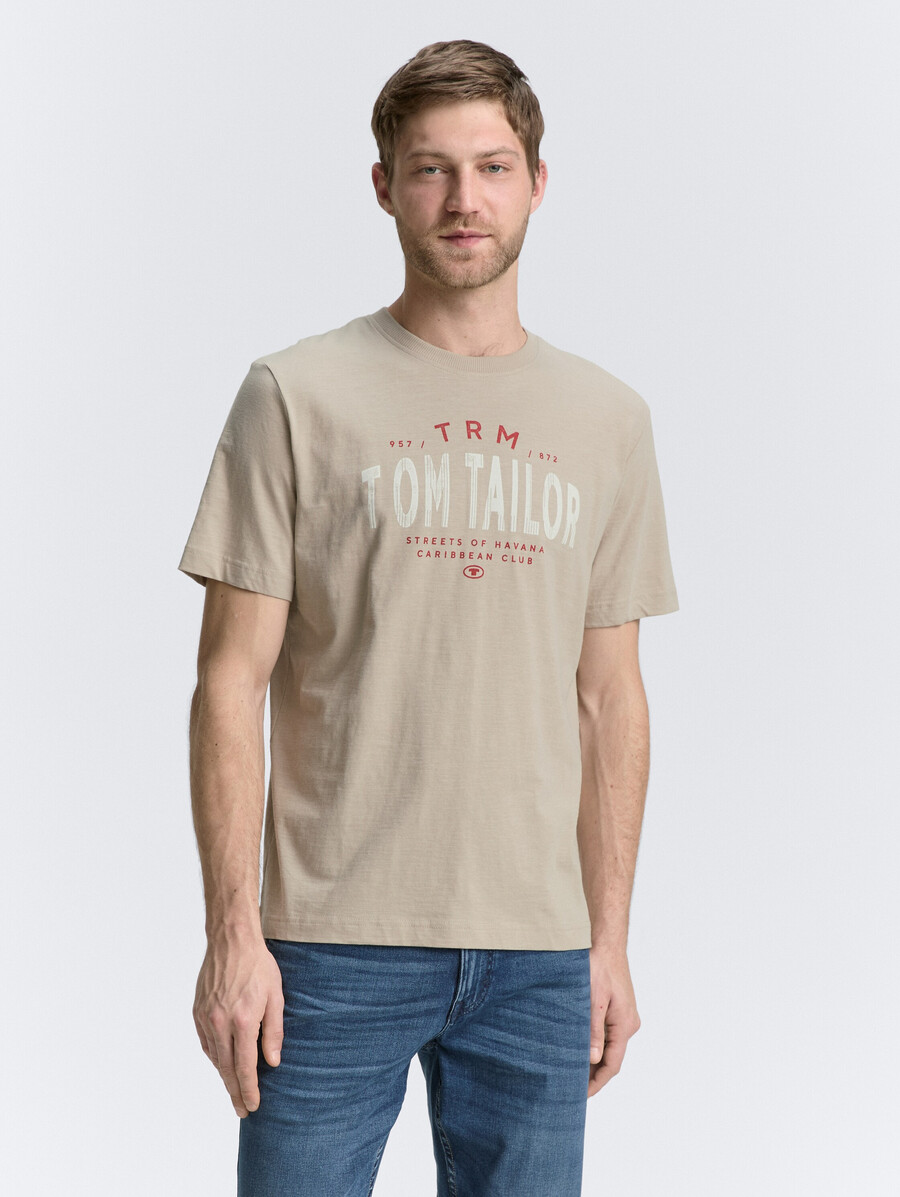 t-shirt avec imprimé logo