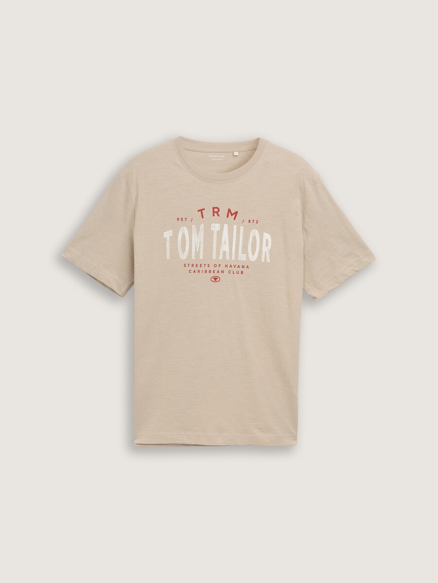 t-shirt avec imprimé logo