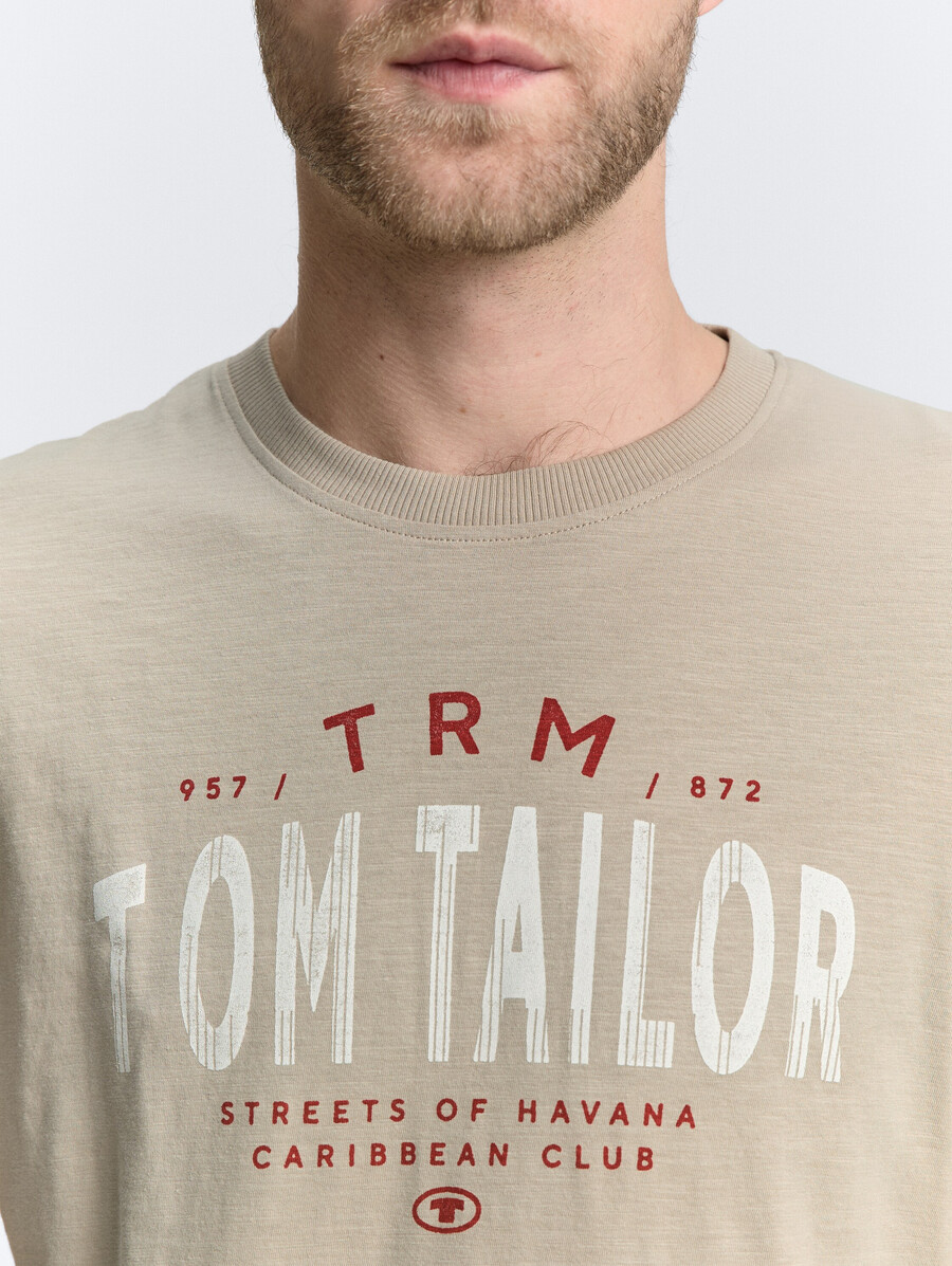 t-shirt avec imprimé logo