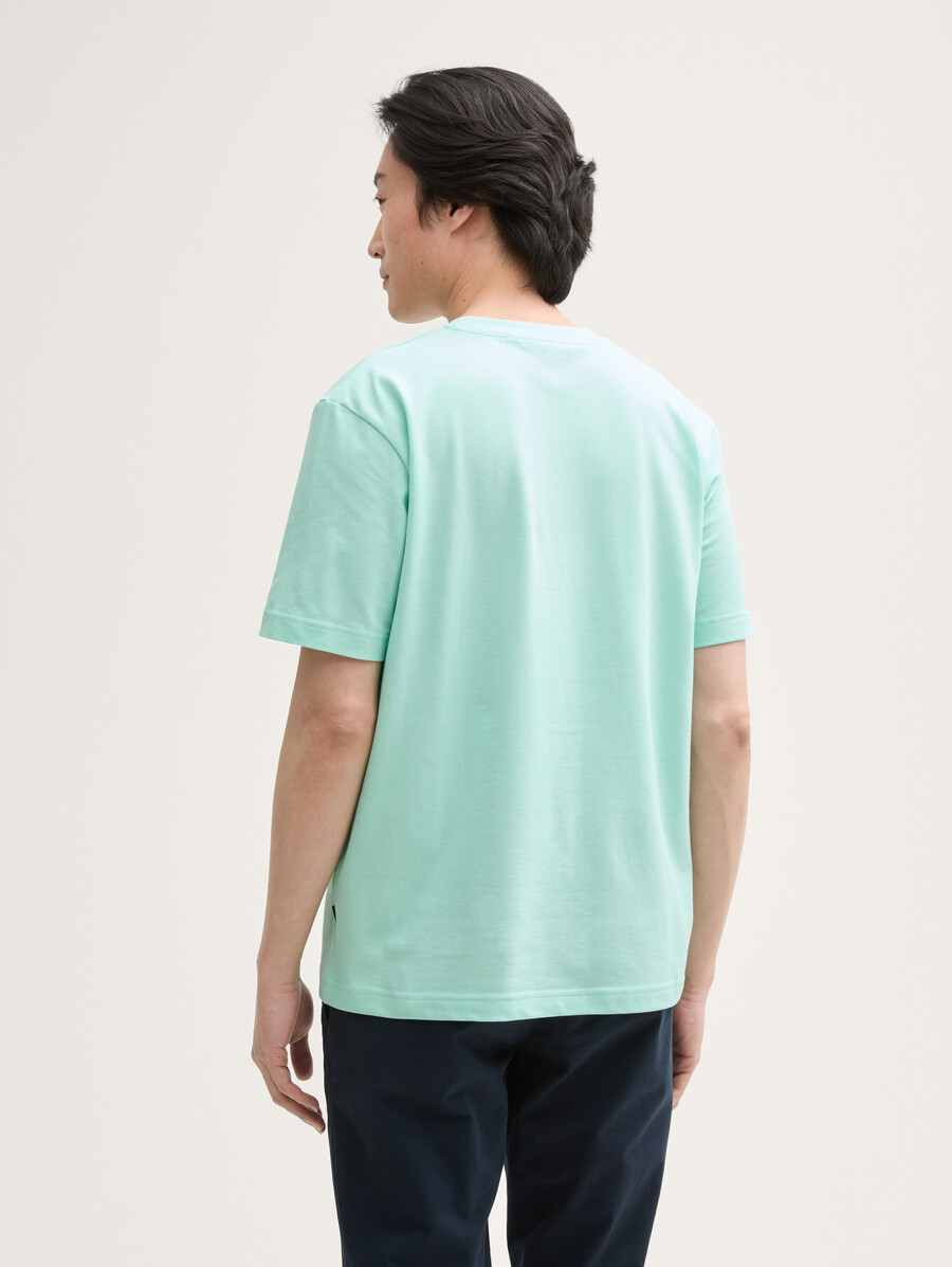 t-shirt à texture piqué