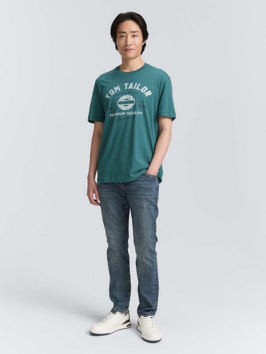 t-shirt avec imprimé logo