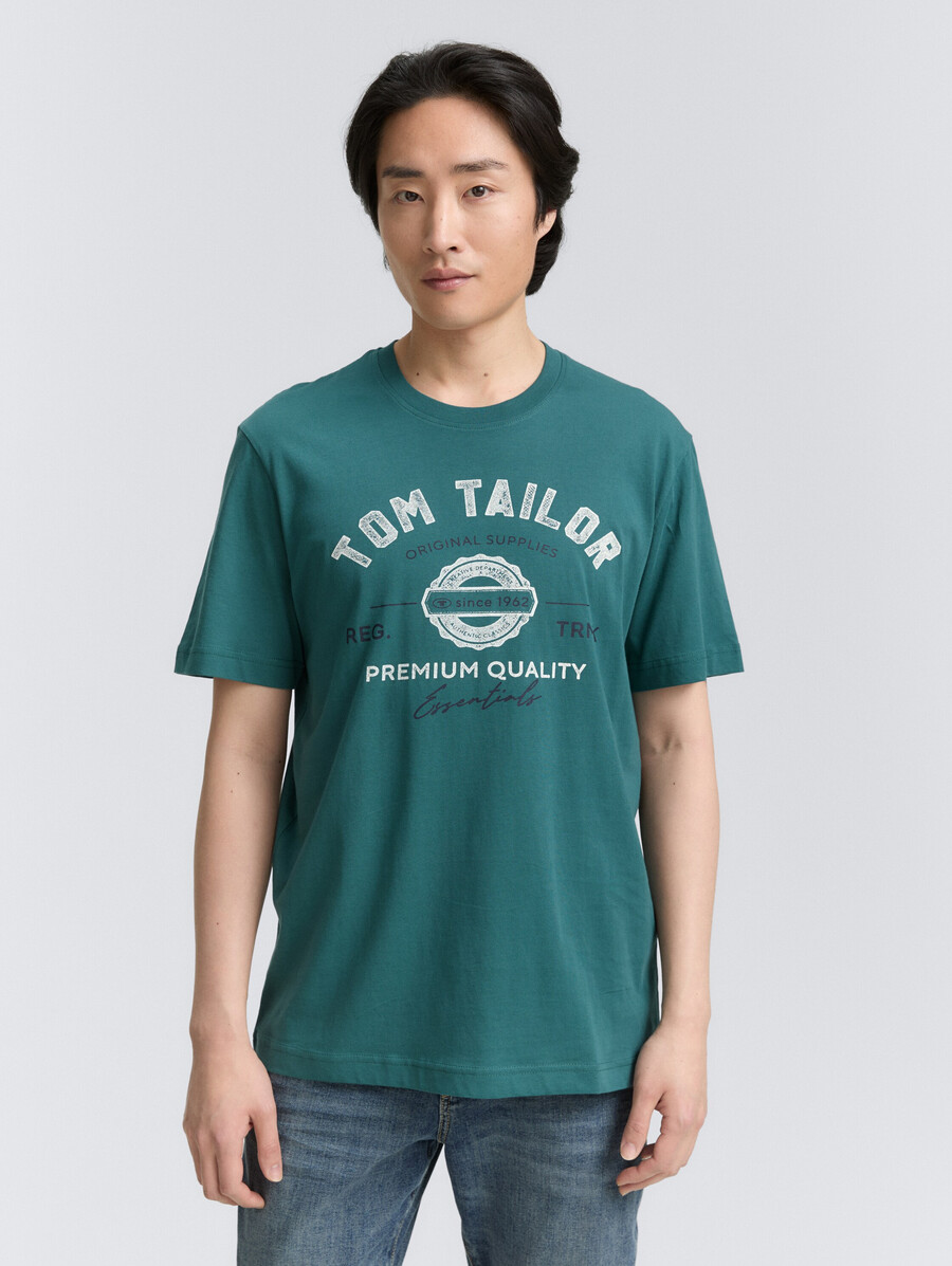 t-shirt avec imprimé logo