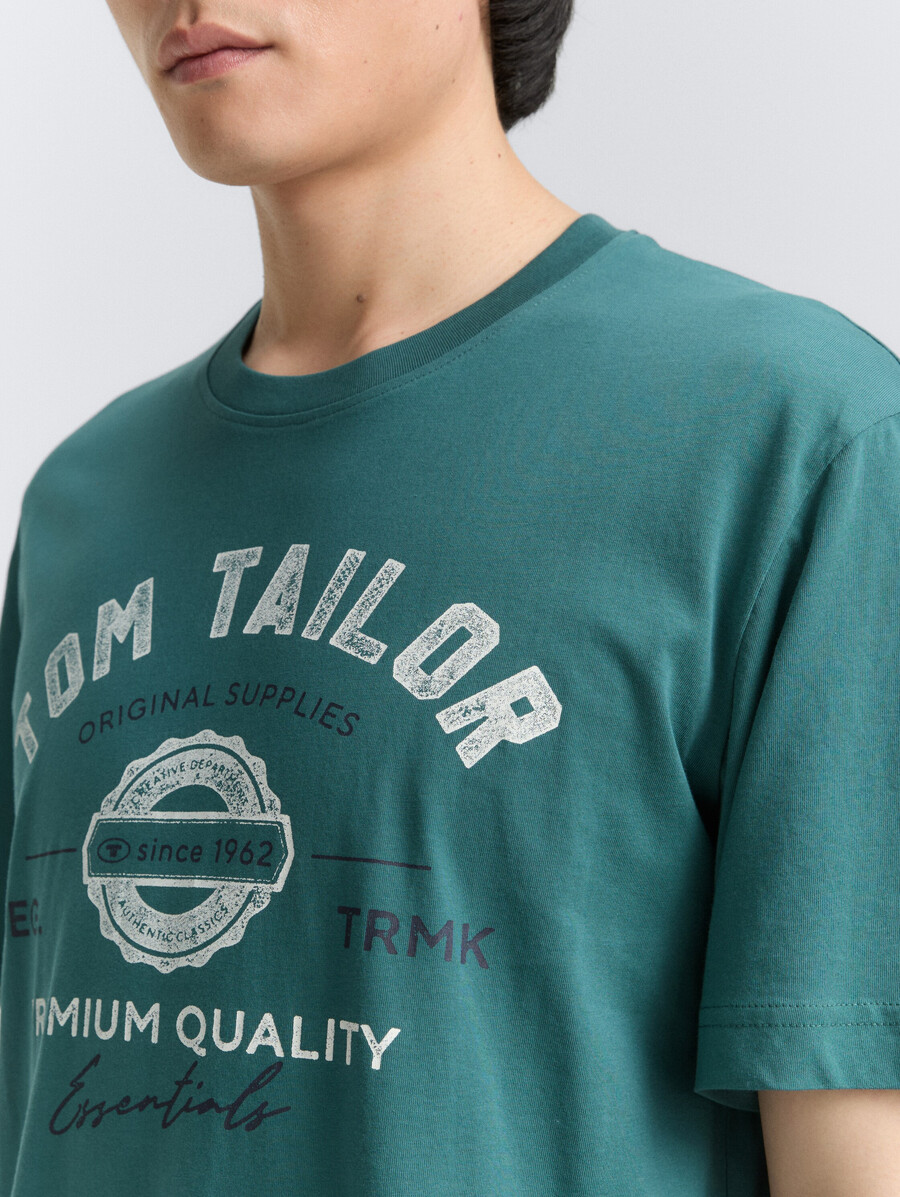 t-shirt avec imprimé logo