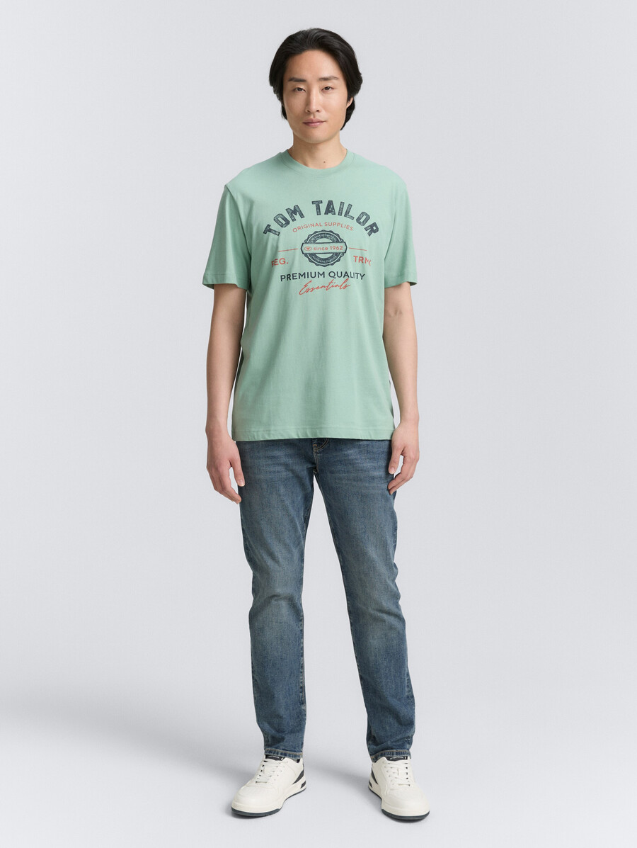 t-shirt avec imprimé logo