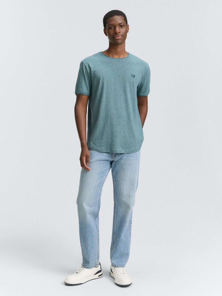 t-shirt à laspect chiné