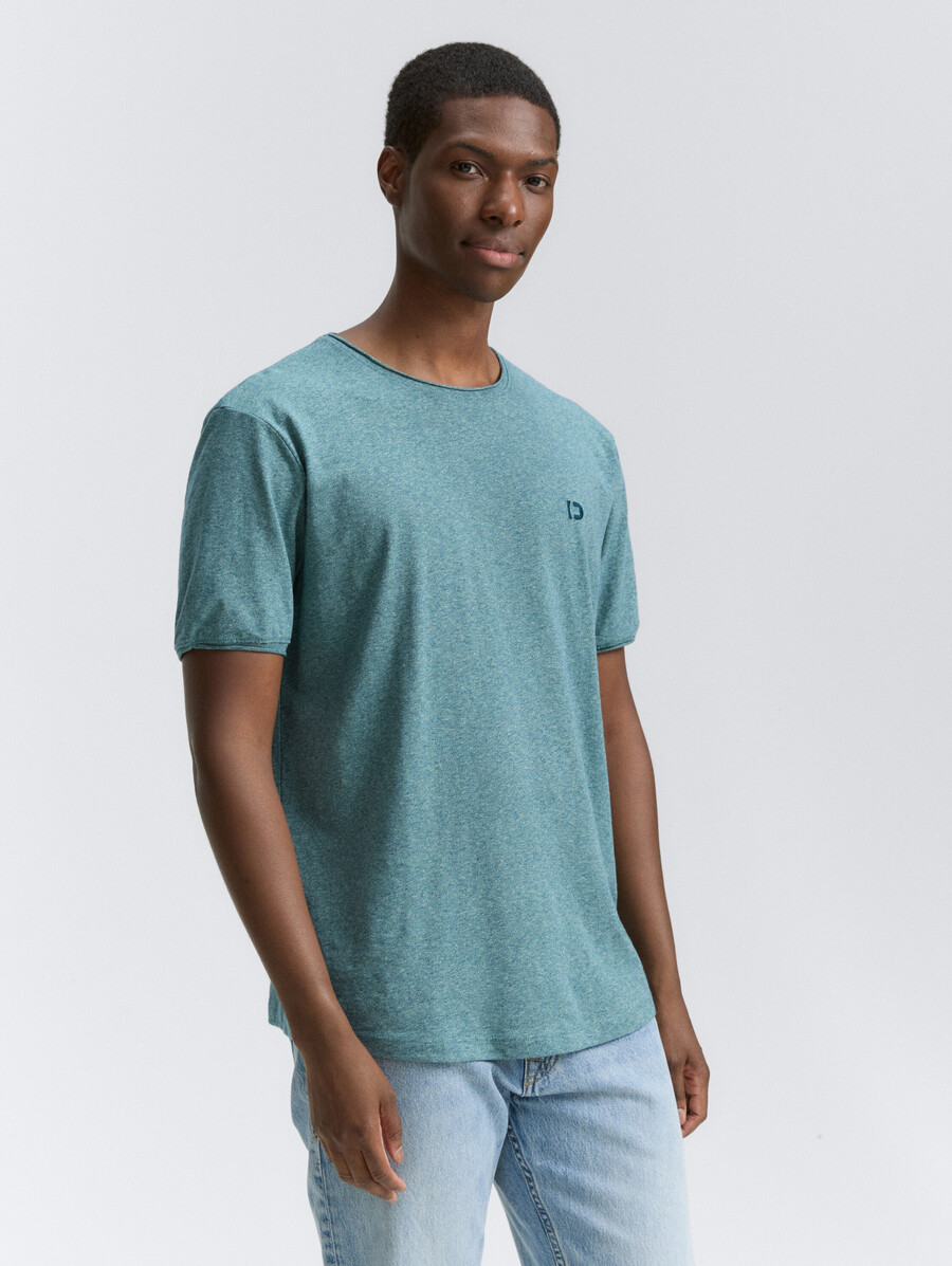 t-shirt à laspect chiné
