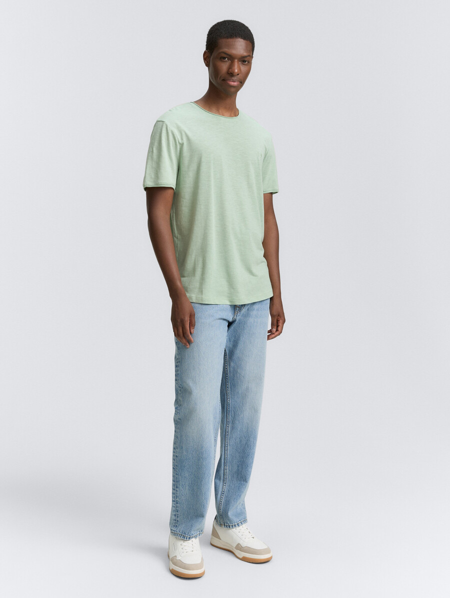 t-shirt à laspect chiné