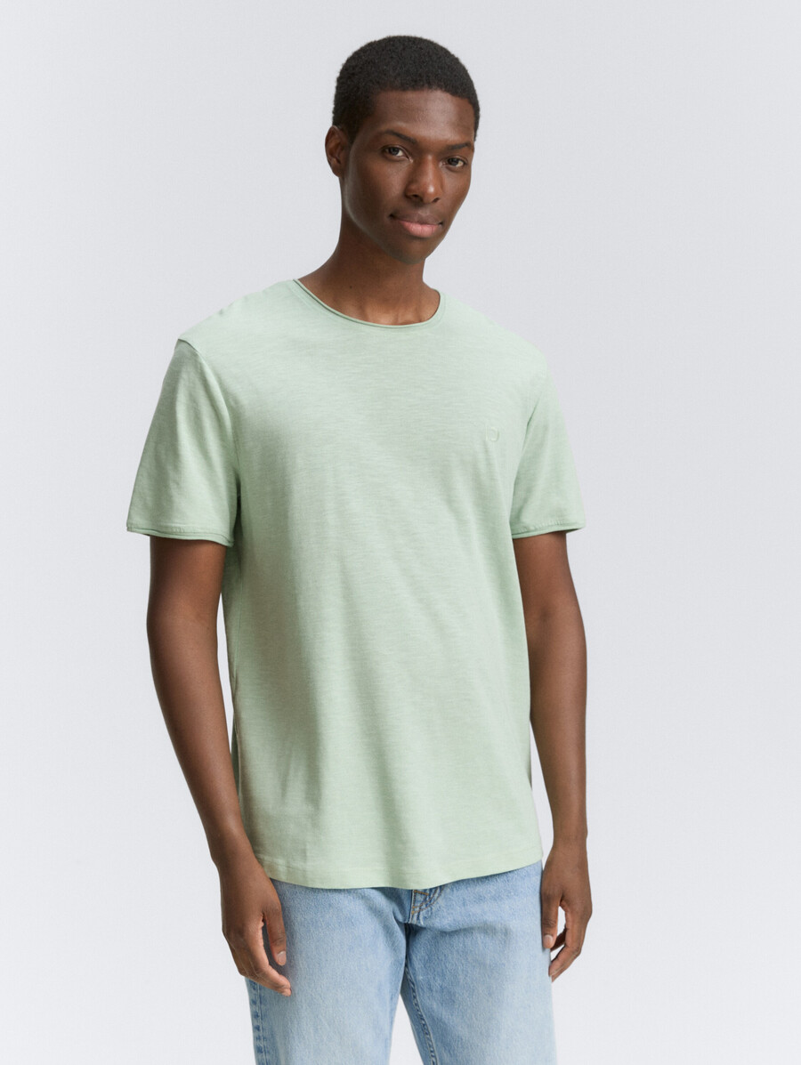 t-shirt à laspect chiné