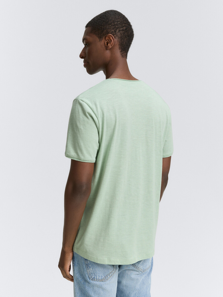 t-shirt à laspect chiné