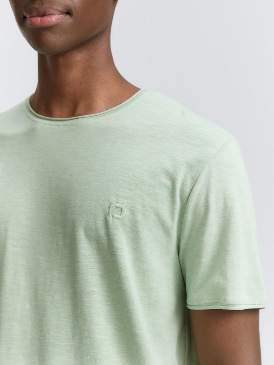 t-shirt à laspect chiné