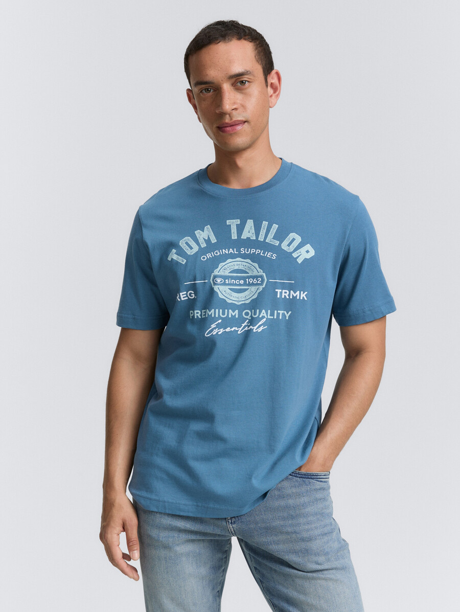 t-shirt avec imprimé logo