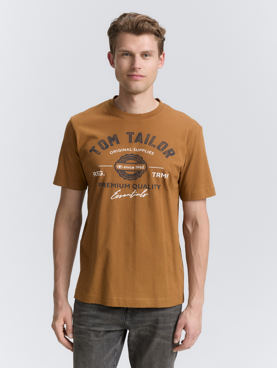 t-shirt avec imprimé logo