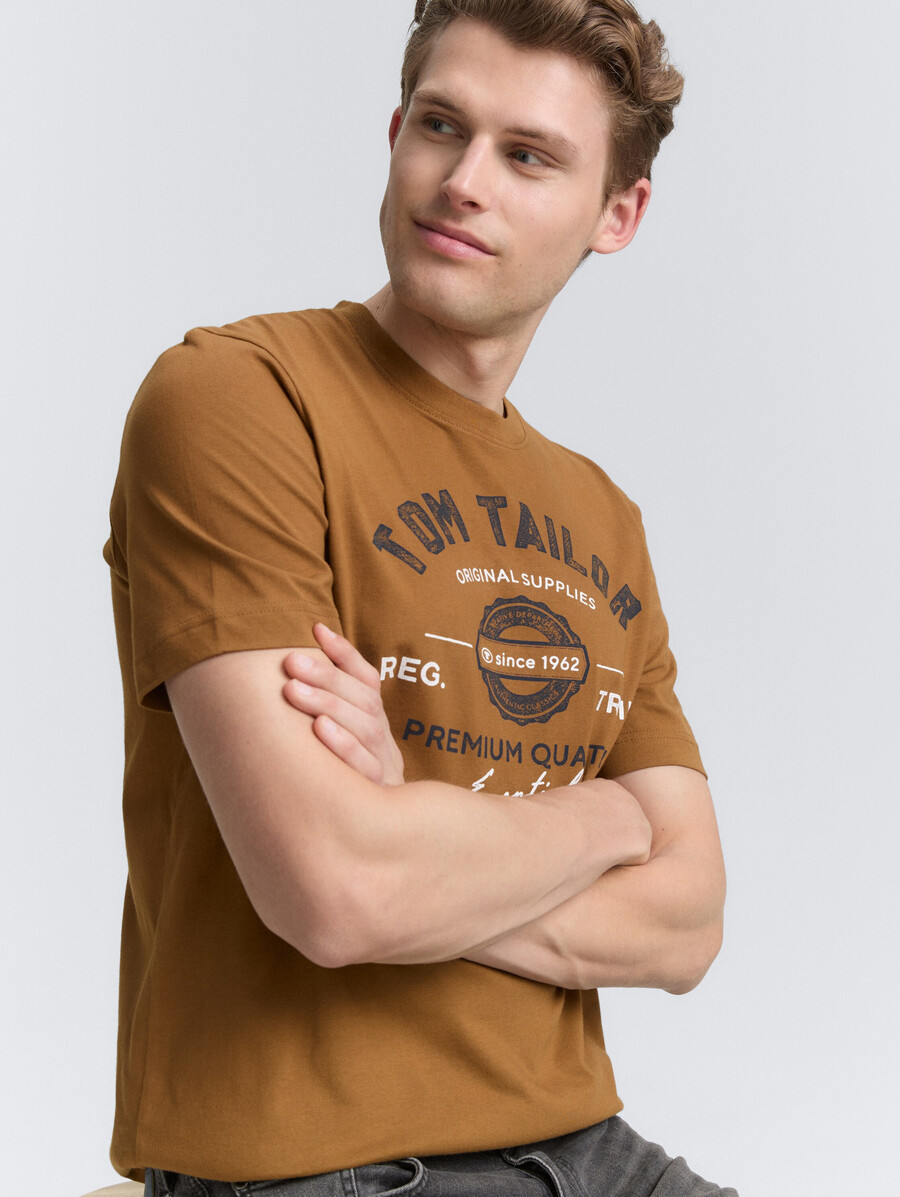 t-shirt avec imprimé logo