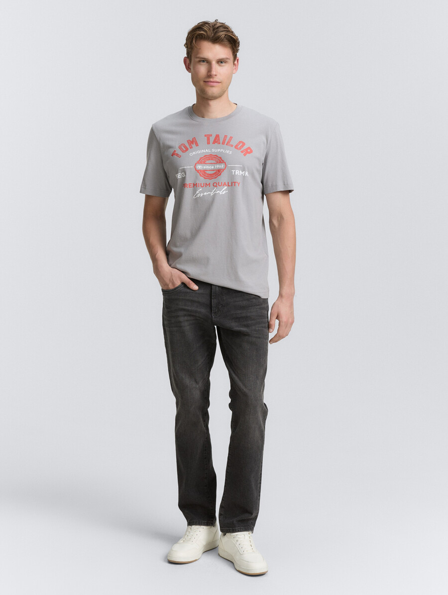 t-shirt avec imprimé logo