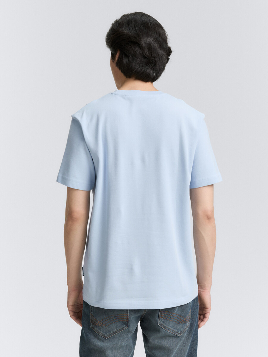 t-shirt à texture piqué