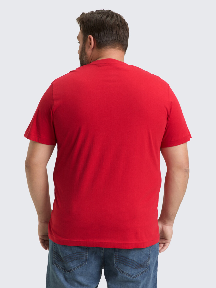 t-shirt grande taille avec logo imprimé