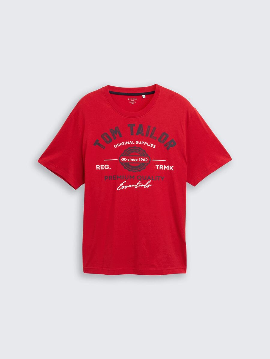t-shirt grande taille avec logo imprimé