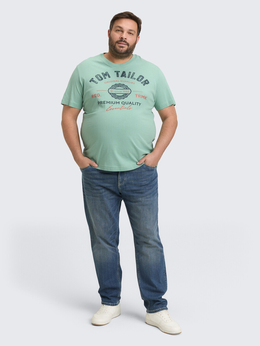 t-shirt grande taille avec logo imprimé