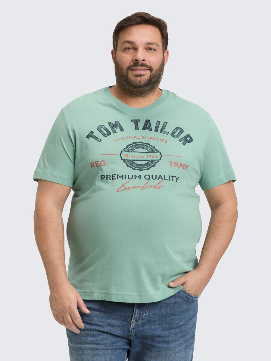 t-shirt grande taille avec logo imprimé
