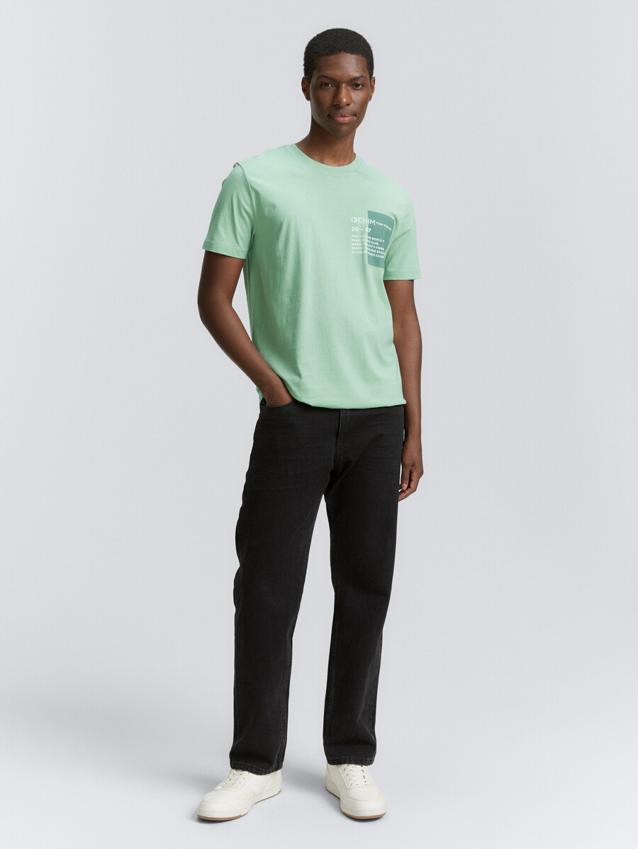 t-shirt basique avec imprimé logo