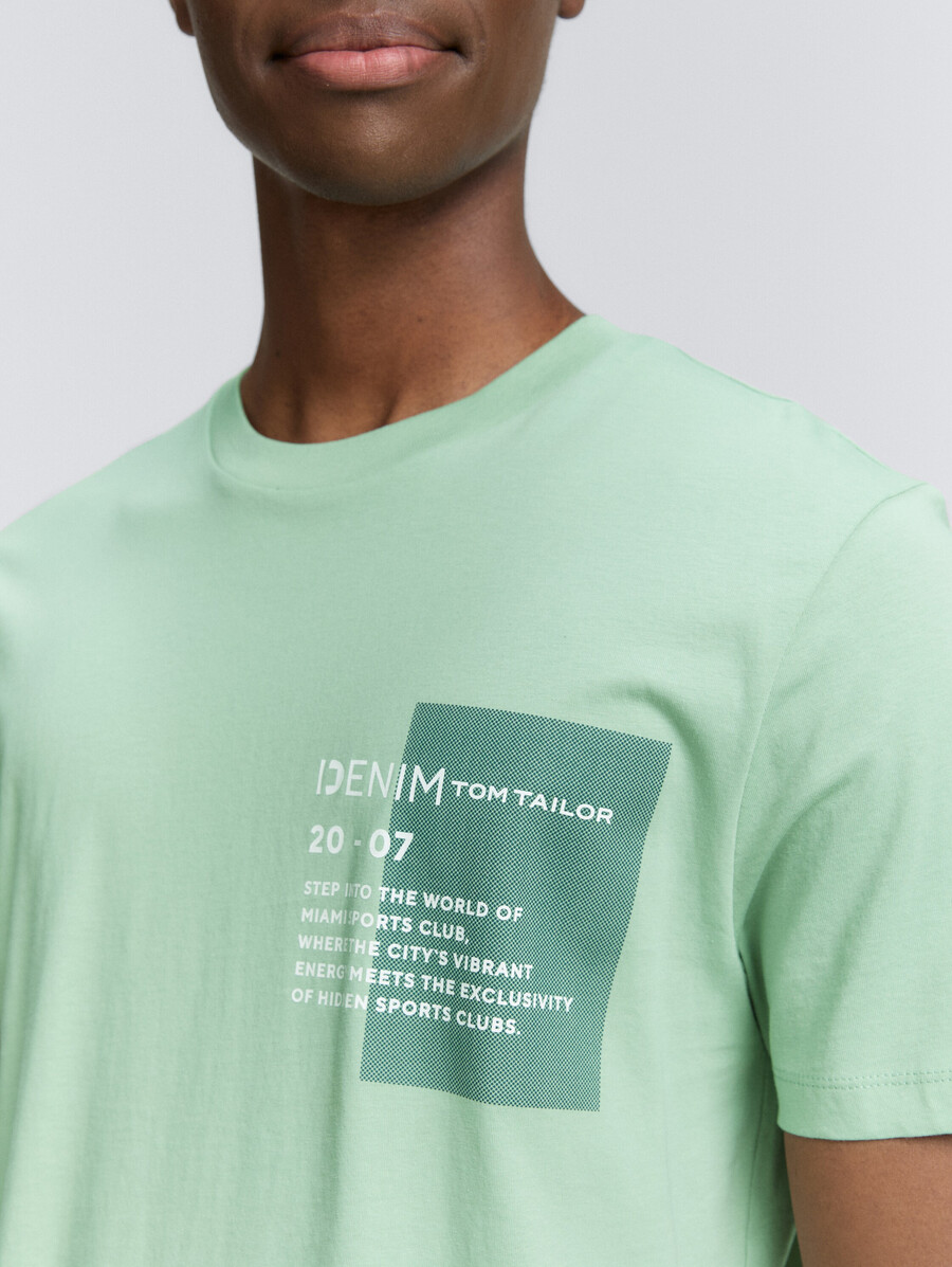 t-shirt basique avec imprimé logo