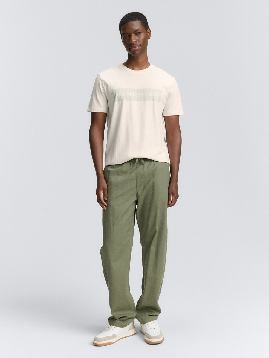 t-shirt basique avec imprimé logo
