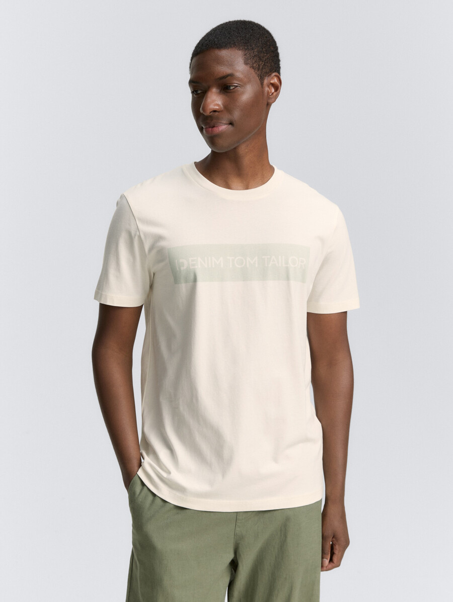 t-shirt basique avec imprimé logo