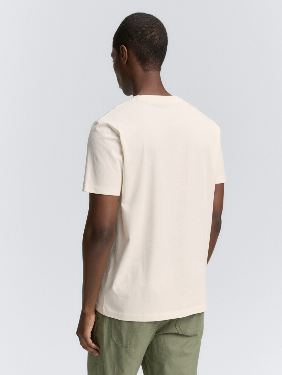 t-shirt basique avec imprimé logo